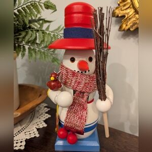 Steinbach Snowman Nutcracker with Tag